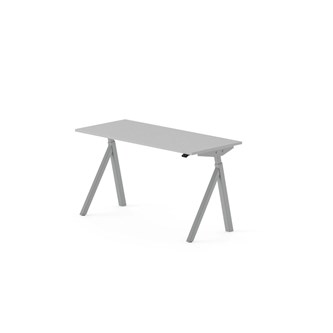 Skrivebord Work FSC BX Y-E 140x60 cm sølvfarget stativ