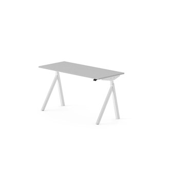 Skrivebord Work FSC BX Y-E 140x60 cm hvitt stativ