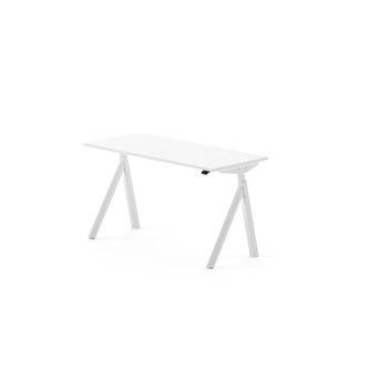 Skrivebord Work FSC BX Y-E 140x60 cm hvitt stativ