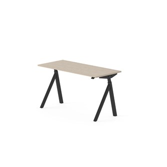 Skrivebord Work FSC BX Y-E 140x60 cm svart stativ