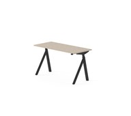 Skrivebord Work FSC BX Y-E 140x60 cm svart stativ