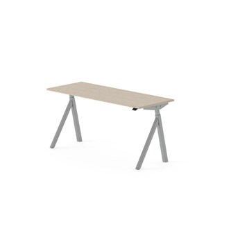 Skrivebord Work FSC BX Y-E 160x60 cm sølvfarget stativ