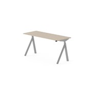 Skrivebord Work FSC BX Y-E 160x60 cm sølvfarget stativ