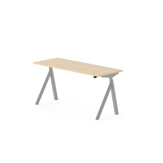 Skrivebord Work FSC BX Y-E 160x60 cm sølvfarget stativ