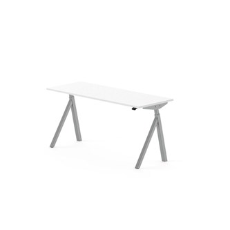 Skrivebord Work FSC BX Y-E 160x60 cm sølvfarget stativ