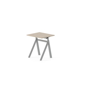 Skrivebord Work FSC BX Y-G 70x60 cm sølvfarget stativ