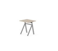 Skrivebord Work FSC BX Y-G 70x60 cm sølvfarget stativ