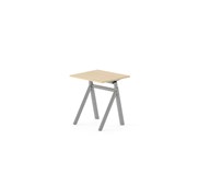 Skrivebord Chat FSC Y-G 70x60 cm sølvfarget stativ