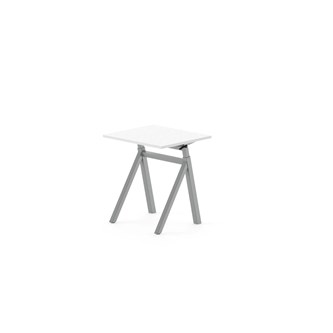 Skrivebord Chat FSC Y-G 70x60 cm sølvfarget stativ