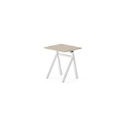 Skrivebord Work FSC BX Y-G 70x60 cm hvitt stativ