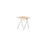 Skrivebord Chat FSC Y-G 70x60 cm hvitt stativ