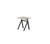 Skrivebord Work FSC BX Y-G 70x60 cm svart stativ