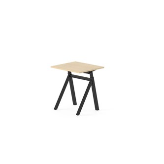 Skrivebord Work FSC BX Y-G 70x60 cm svart stativ