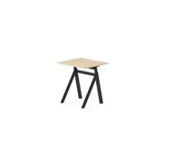 Skrivebord Chat FSC Y-G 70x60 cm svart stativ