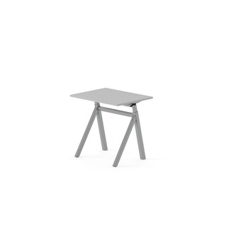 Skrivebord Chat FSC BX Y-G 80x60 cm sølvfarget stativ