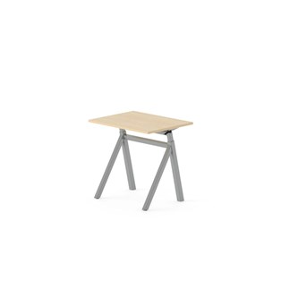 Skrivebord Chat FSC BX Y-G 80x60 cm sølvfarget stativ
