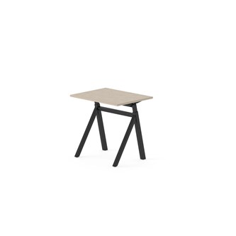 Skrivebord Work FSC BX Y-G 80x60 cm svart stativ