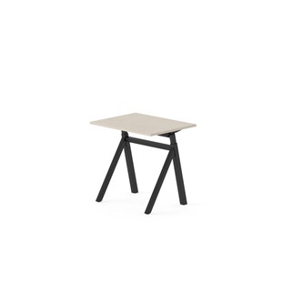 Skrivebord Work FSC BX Y-G 80x60 cm svart stativ