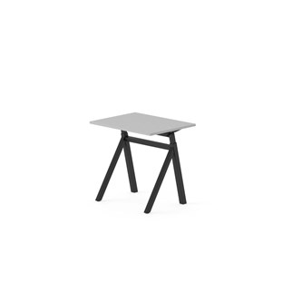 Skrivebord Work FSC BX Y-G 80x60 cm svart stativ