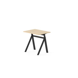 Skrivebord Work FSC BX Y-G 80x60 cm svart stativ