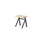 Skrivebord Chat FSC BX Y-G 80x60 cm svart stativ