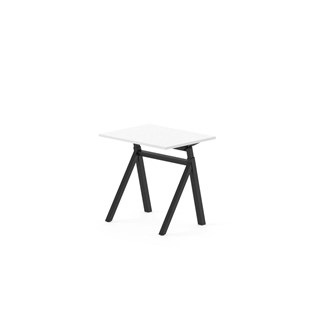 Skrivebord Work FSC BX Y-G 80x60 cm svart stativ