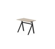 Skrivebord Work FSC BX Y-G 100x60 cm svart stativ