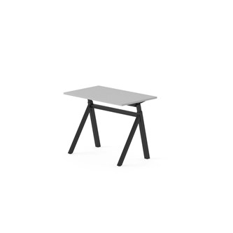 Skrivebord Work FSC BX Y-G 100x60 cm svart stativ