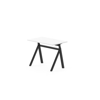 Skrivebord Work FSC BX Y-G 100x60 cm svart stativ