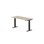 Skrivebord Work FSC BX T-E 140x60 cm svart stativ