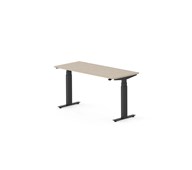 Skrivebord Work FSC BX T-E 140x60 cm svart stativ