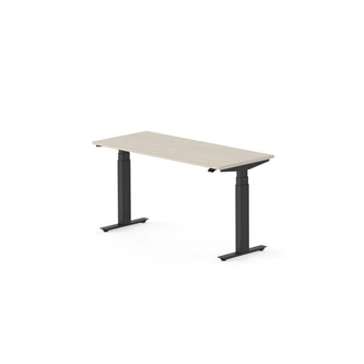 Skrivebord Work FSC BX T-E 140x60 cm svart stativ