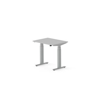 Skrivebord Work FSC BX T-E 80x60 cm sølvfarget stativ