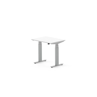 Skrivebord Work FSC BX T-E 80x60 cm sølvfarget stativ