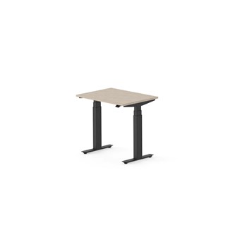 Skrivebord Work FSC BX T-E 80x60 cm svart stativ
