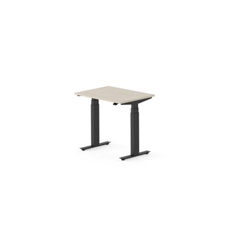 Skrivebord Work FSC BX T-E 80x60 cm svart stativ