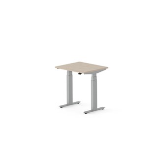 Skrivebord Work FSC BX T-E 70x60 cm sølvfarget stativ
