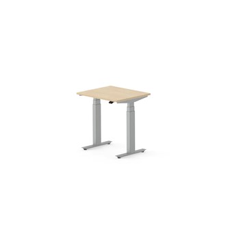 Skrivebord Work FSC BX T-E 70x60 cm sølvfarget stativ