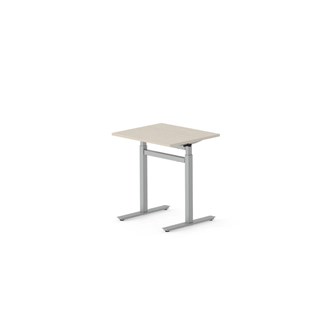 Skrivebord Work FSC BX T-G 70x60 cm sølvfarget stativ