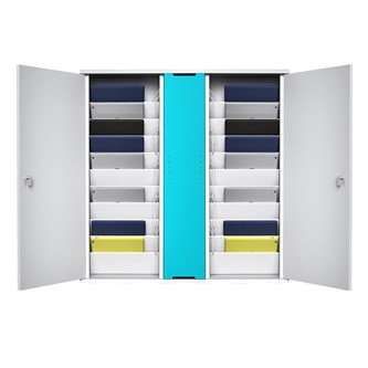 Ladeskap Zioxi vegghengt for 20 Ipad/tablet
