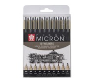 Fineliner Pigma Micron 10 stk/pk