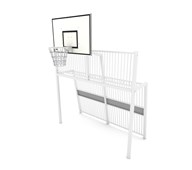 Arena 2421 mål med basketkurv