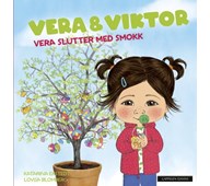 Vera slutter med smokk bok.