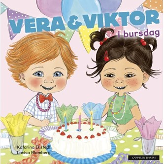 Vera & Viktor i bursdag bok.
