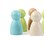 Store figurer i bioplast 8 stk