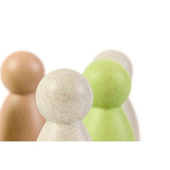 Store figurer i bioplast 8 stk