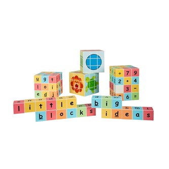 ClickyBlox® alfabetet A til Å byggeklosser