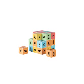 ClickyBlox® alfabetet A til Å byggeklosser