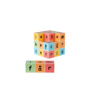 ClickyBlox® alfabetet A til Å byggeklosser