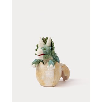 Hånddukke triceratops i egg